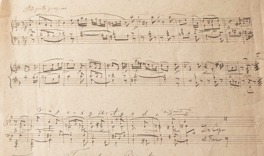 antiquarische Noten
